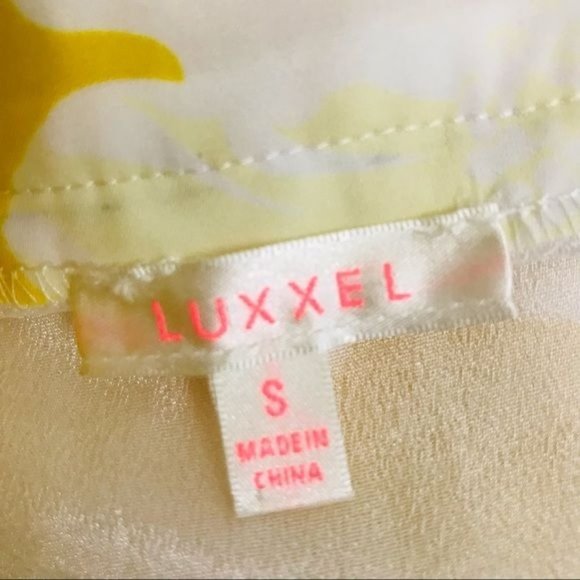 LUXXEL Tropical Floral Waterfall Ruffle High Slit Maxi Skirt - Latin Style, S - Picture 6 of 6